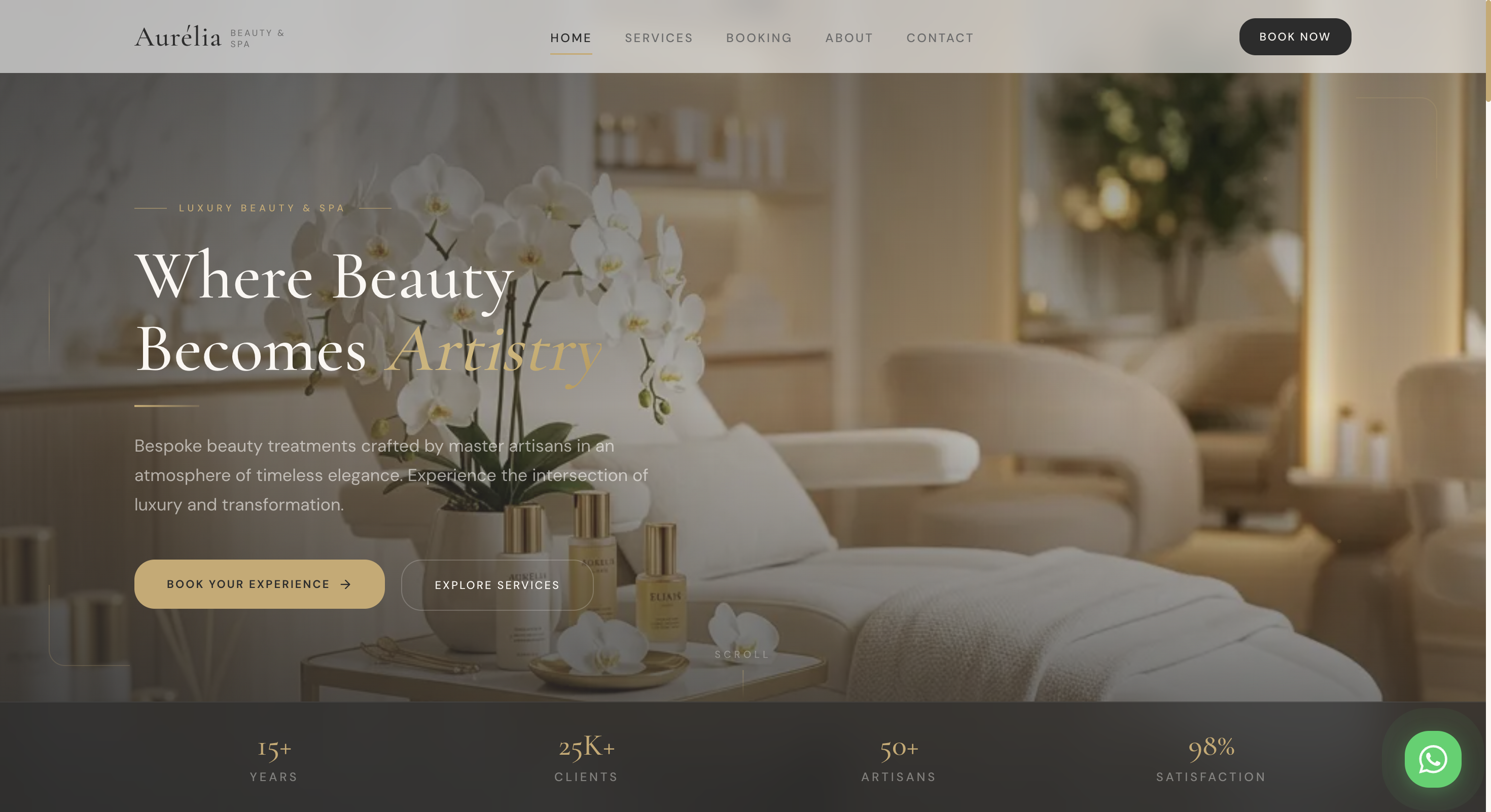 Beauty Parlour Website - Image 1